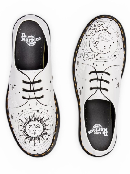 Dr. Martens Shoes - Doc Martens 1461 Cosmic Embroidered Leather Oxford Shoes | 8 (39)